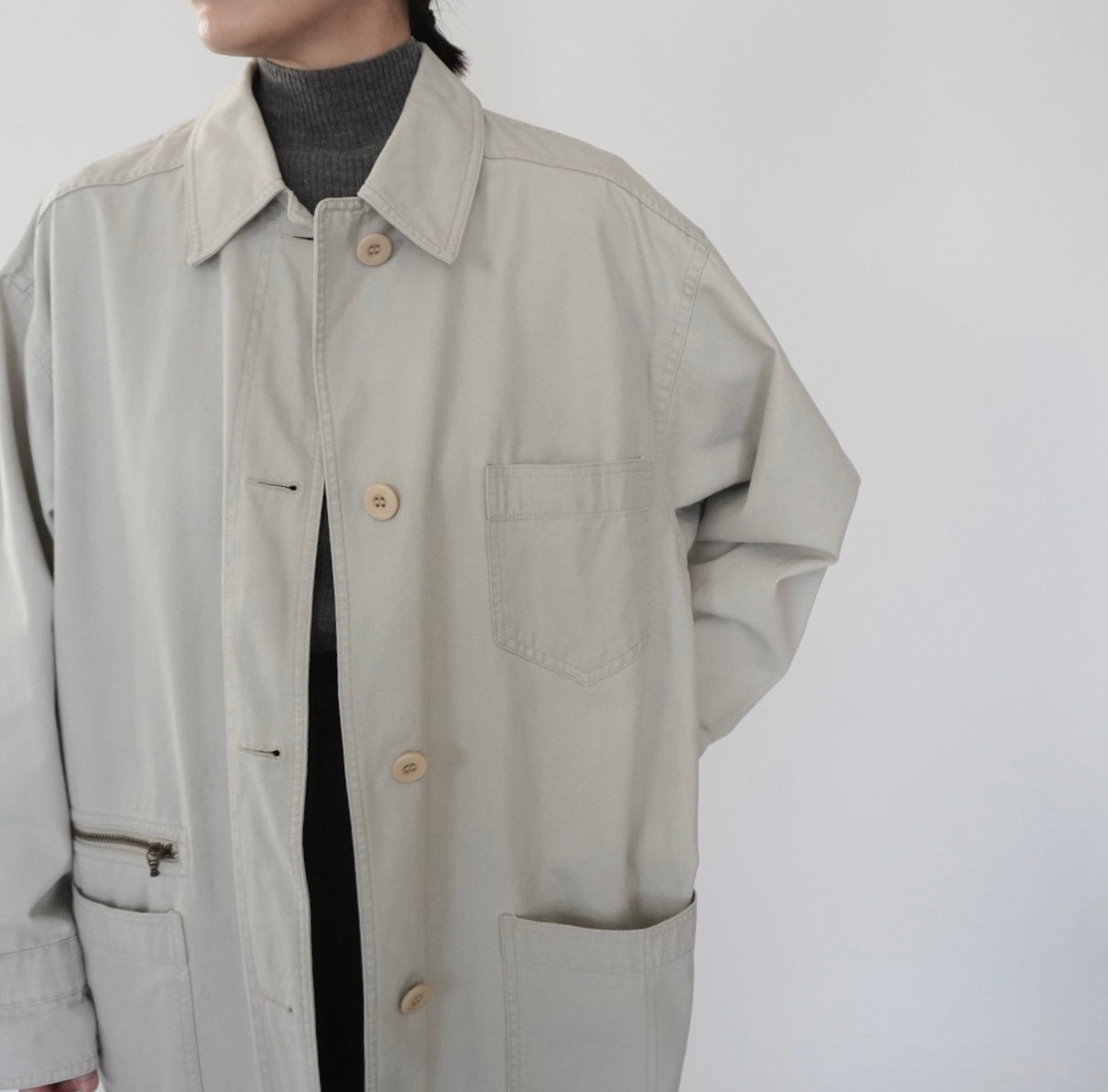 90s "EDDIE BAUER" Cotton Jacket