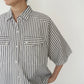 90s Striped Design Shirt