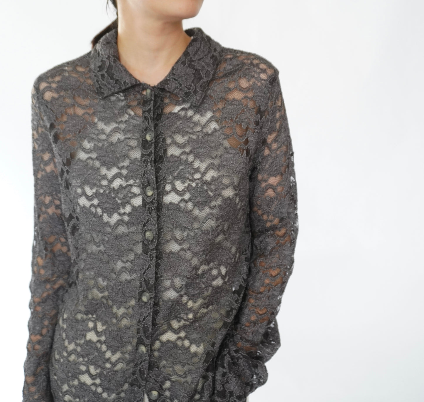 90s EURO Lace Shirt
