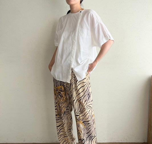 90s EURO Cotton Design Blouse