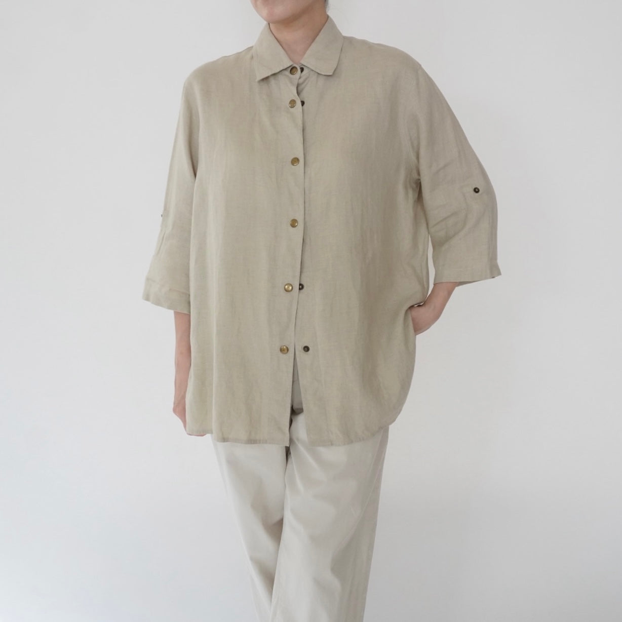 90s EURO Linen Shirt