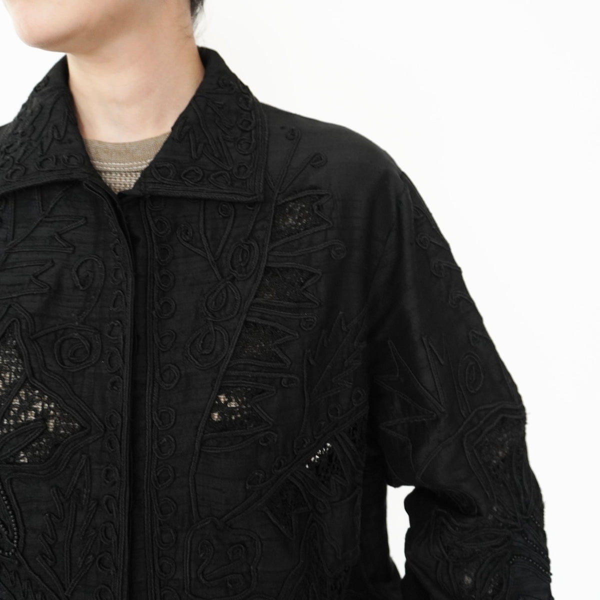 90s Silk Design Jacket