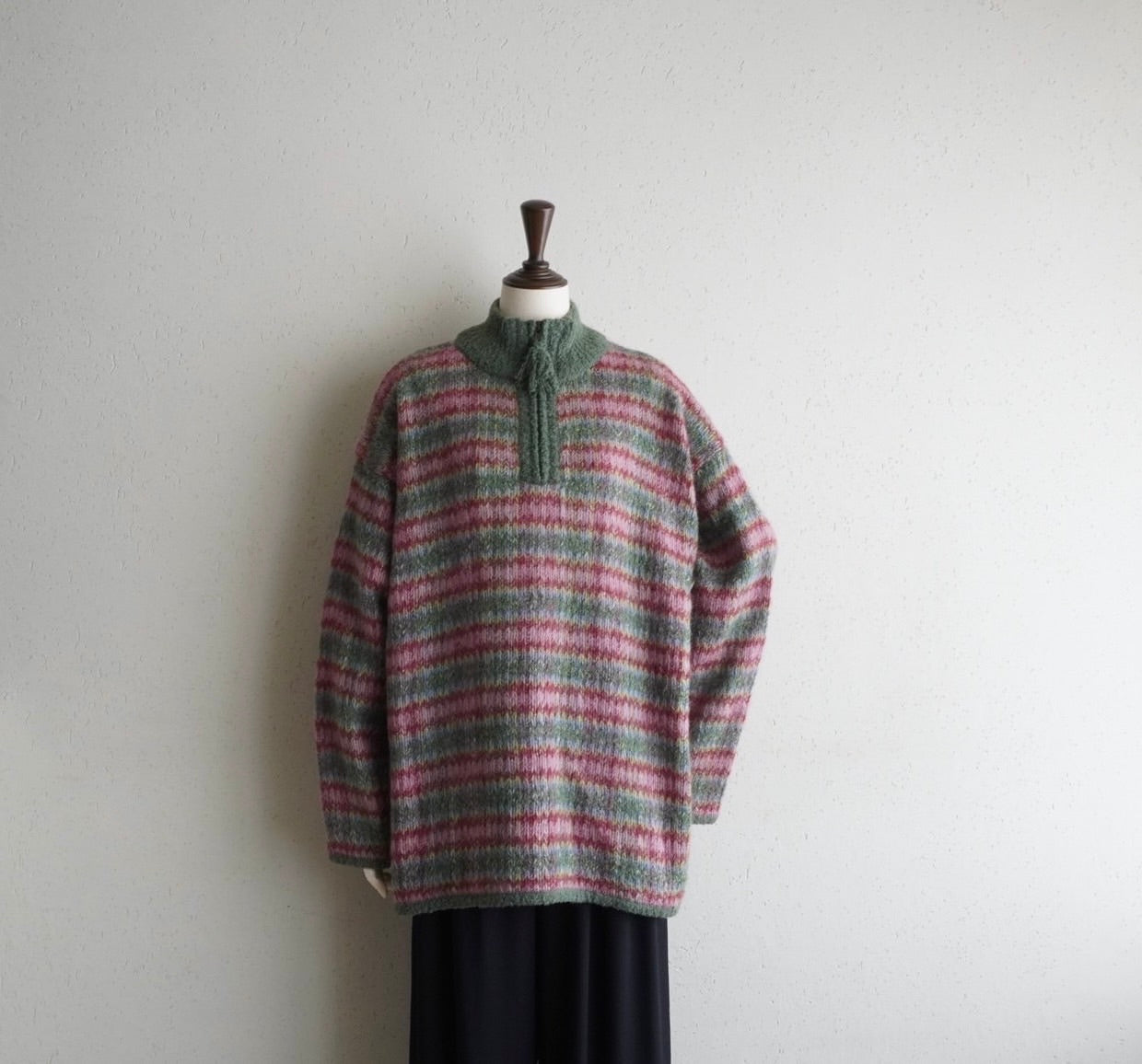 90s Half Zip Mohair Knit