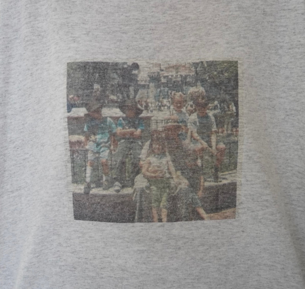 90s Photo Printed T-shirt Made in USA