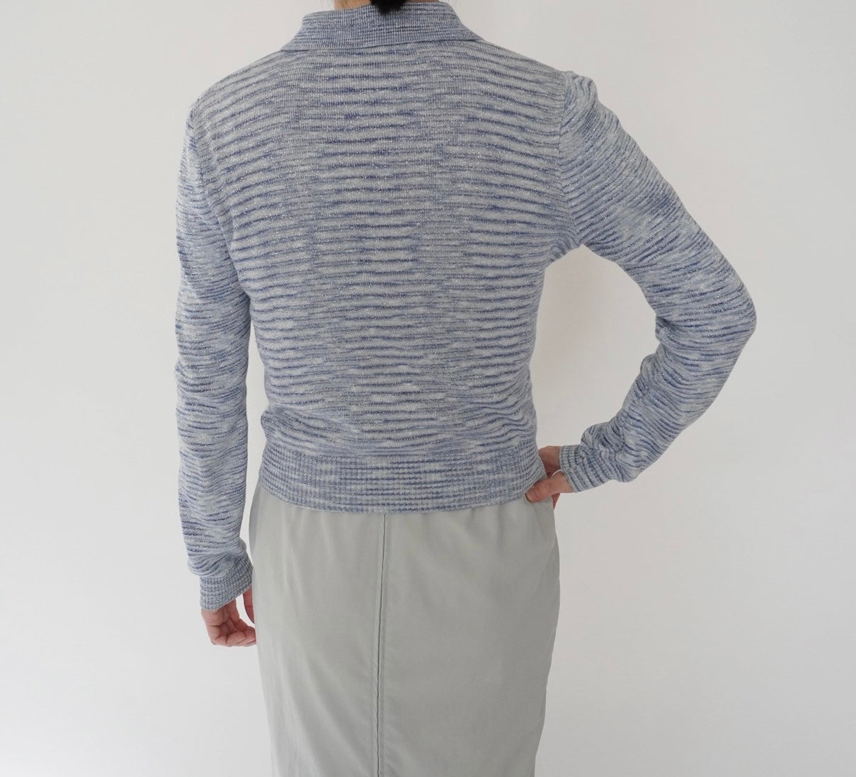 70s Pattern Zip Top