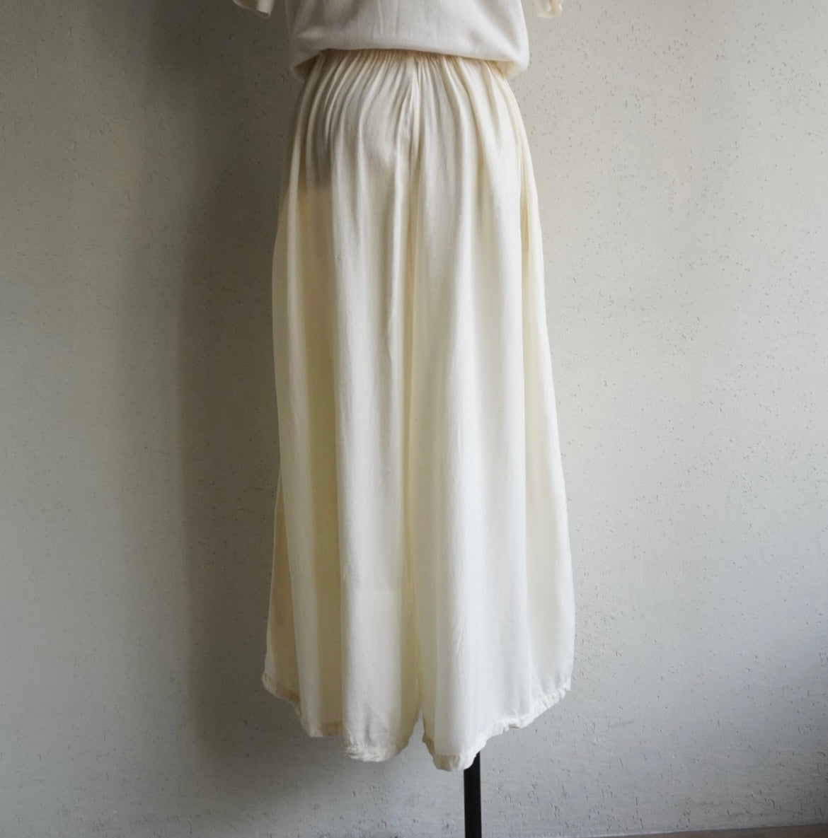 80s Rayon Wide Pants