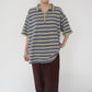 90s Striped Zip Top