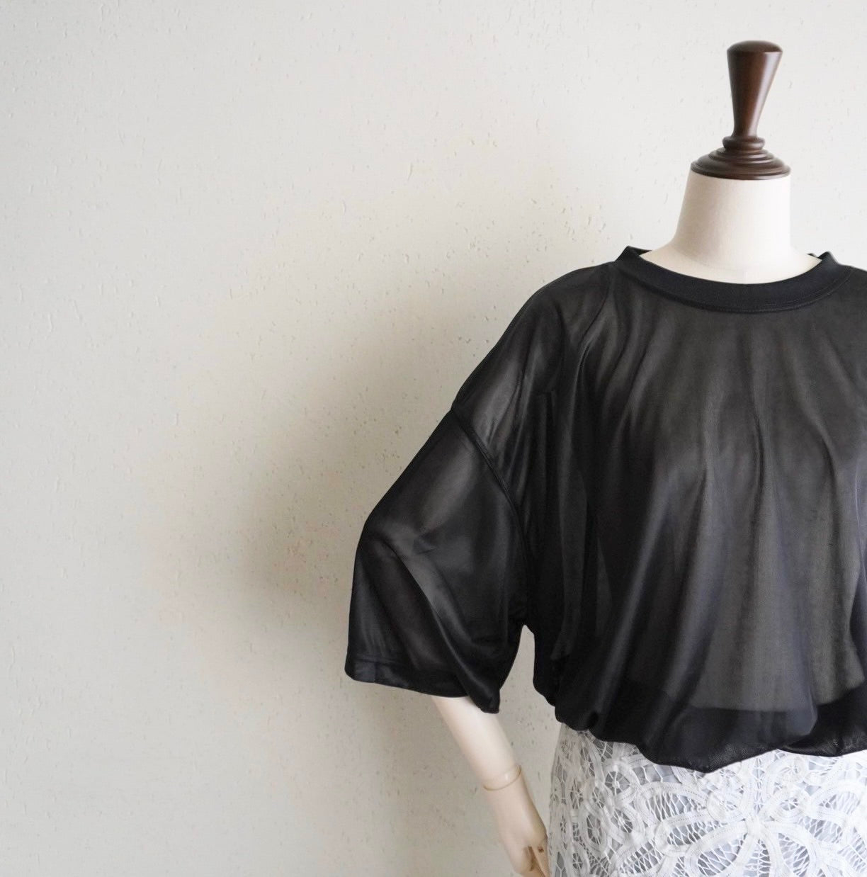 90s Sheer Black T-shirt