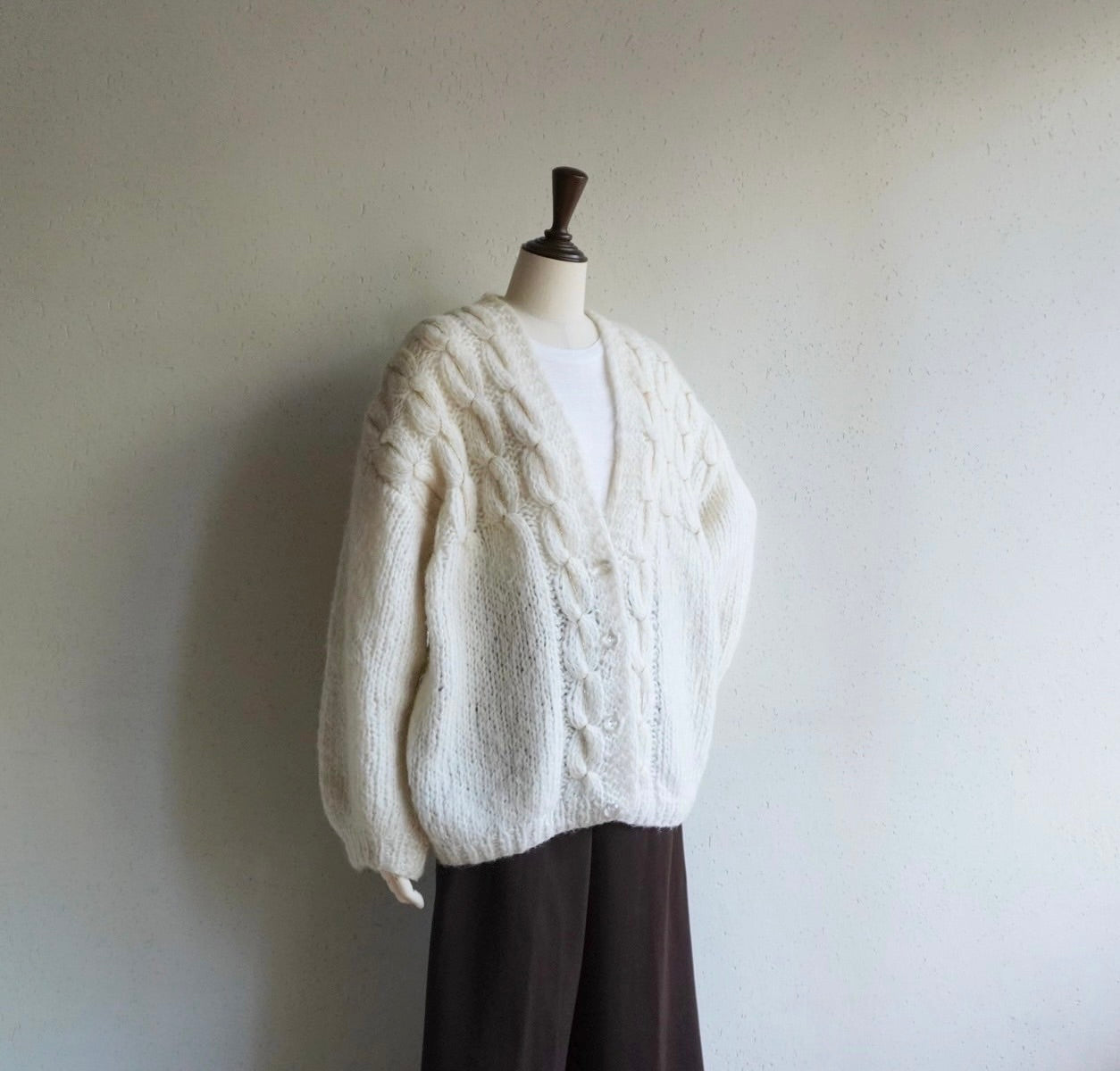 80s Design Knit Cardigan