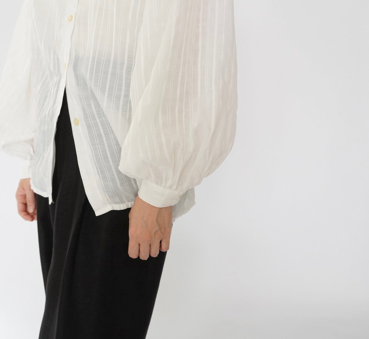 90s Sheer Shirt Made in Italy