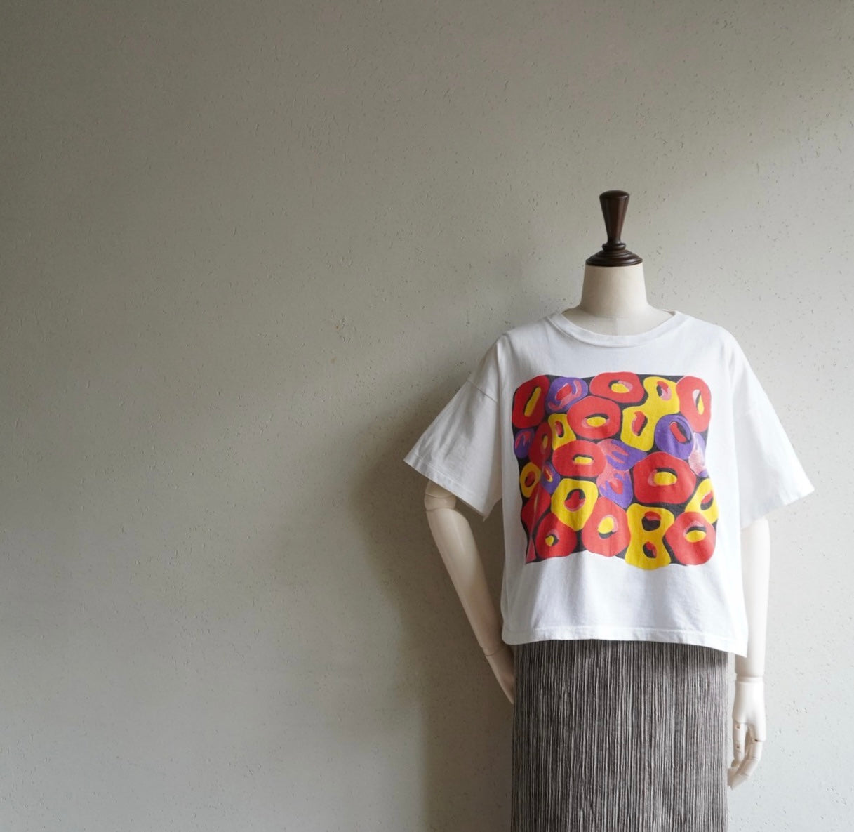 90s Cropped Printed T-shirt