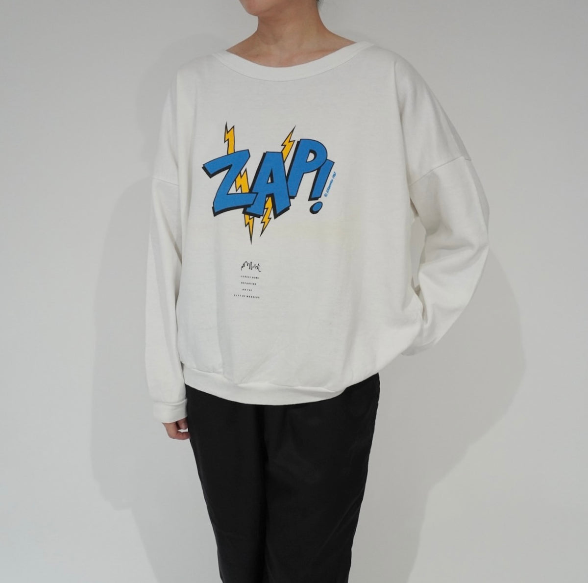 80s Printed Sweater Made in Canada