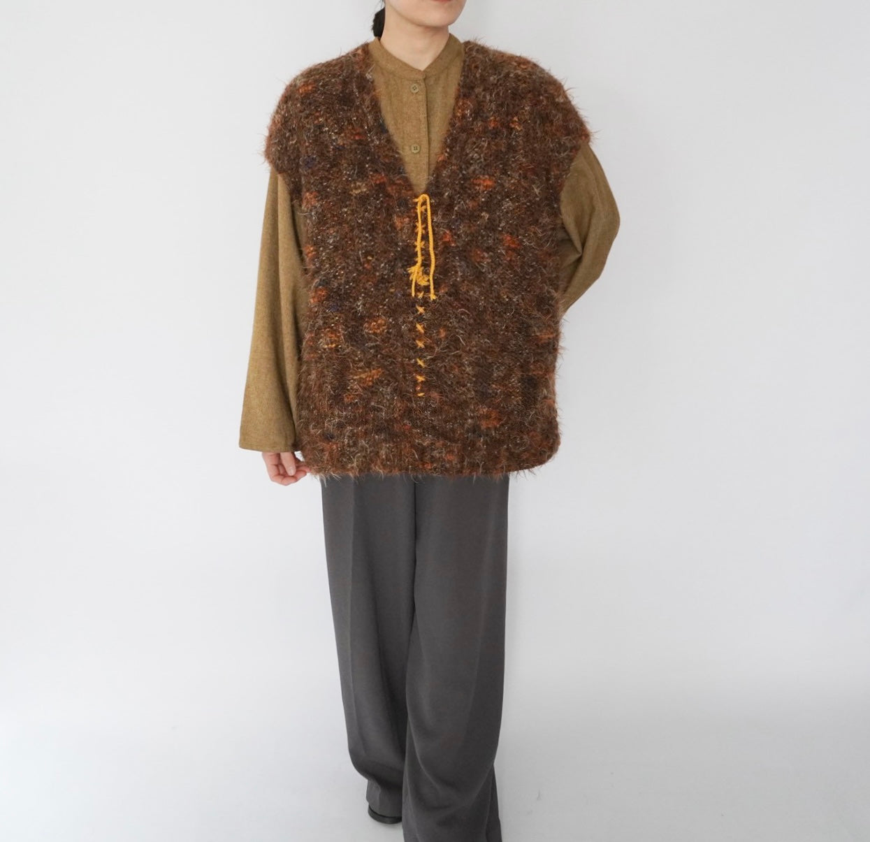 80s Design Mix Knit Vest