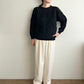 90s Black Design Knit