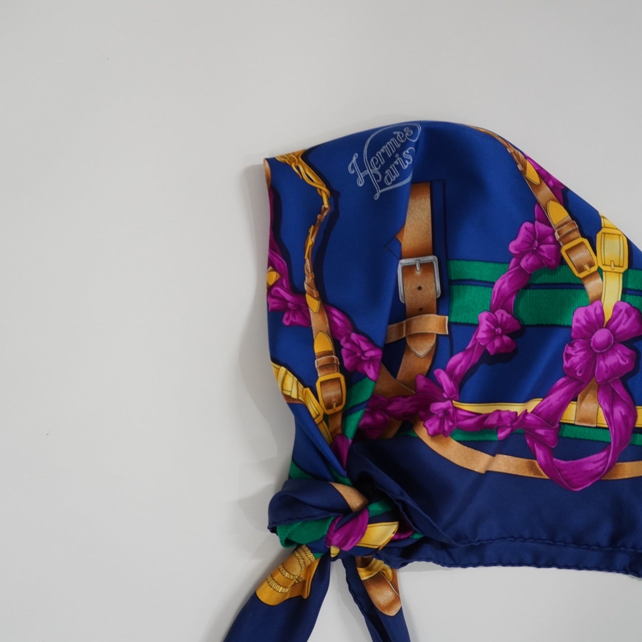 ”Hermes” Silk Scarf Made in France