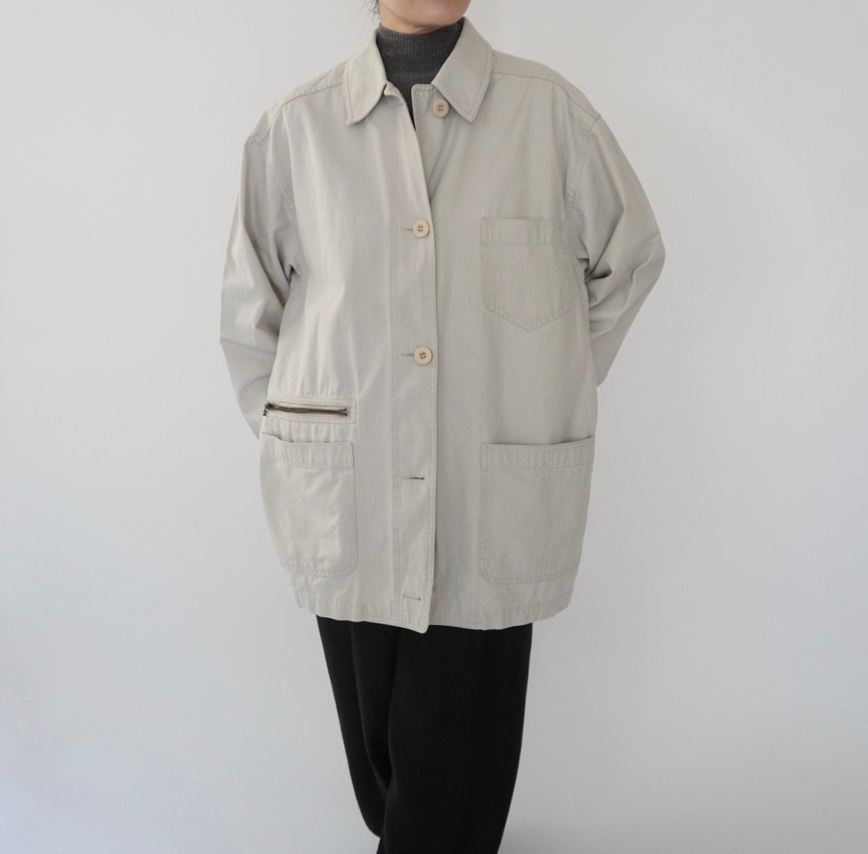 90s "EDDIE BAUER" Cotton Jacket