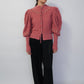 80s Embroidery Knit Cardigan
