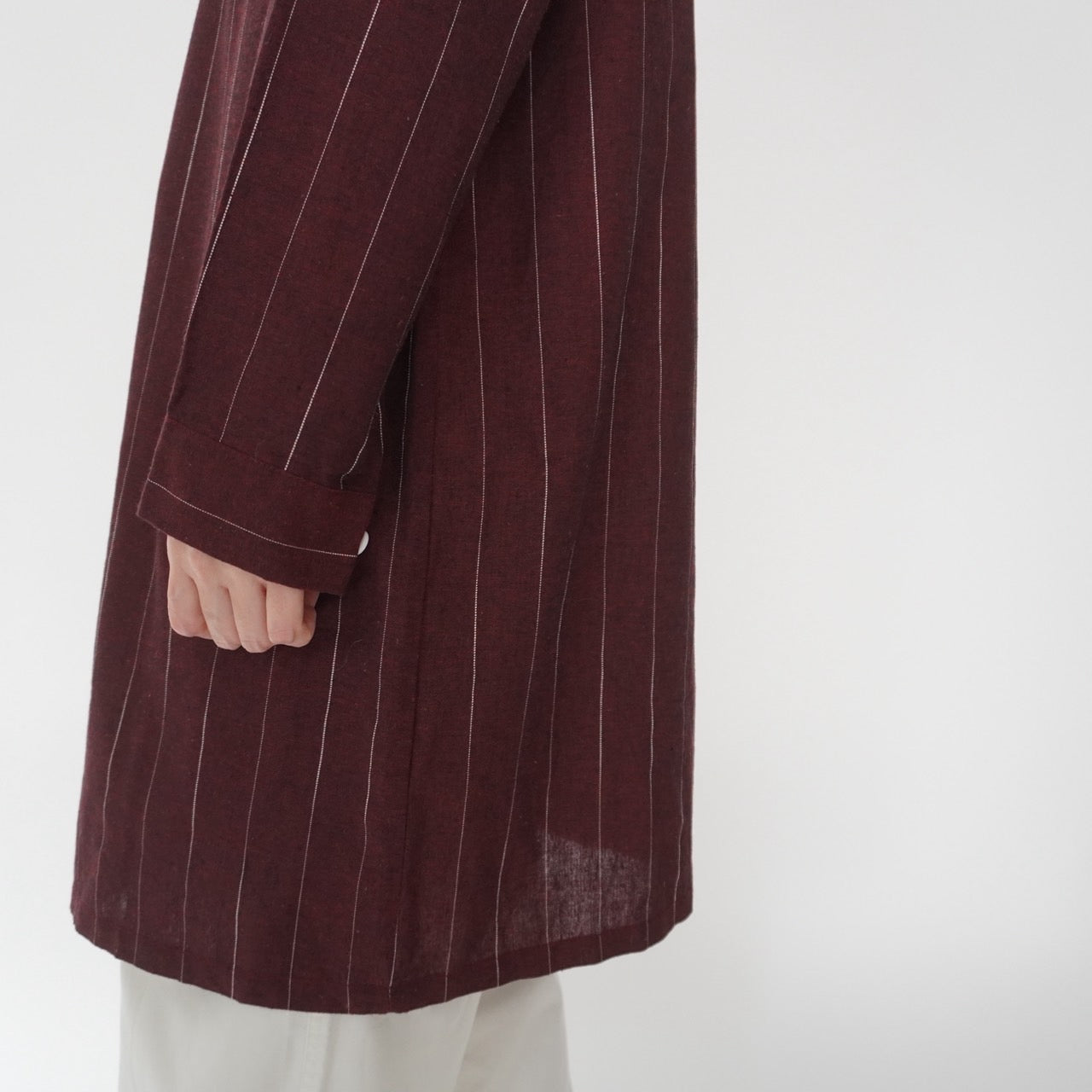 90s Striped Long shirt