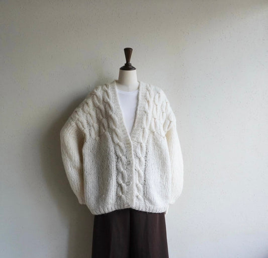 80s Design Knit Cardigan