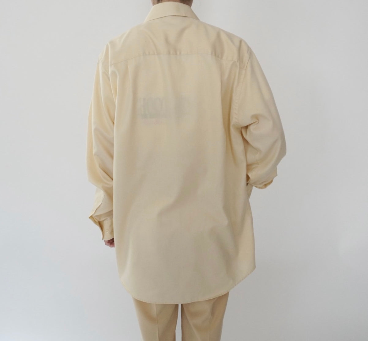 "Geoffrey Beene" Cream Shirt