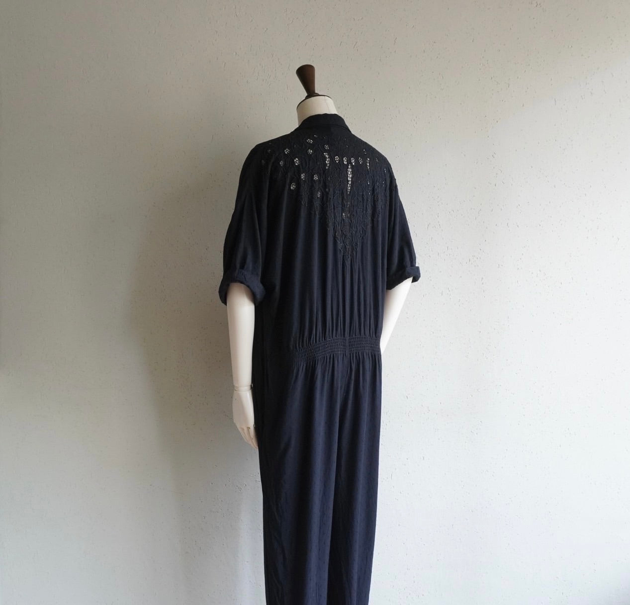 90s Lace Design Jumpsuit