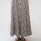 90s Floral Print Skirt Made in USA