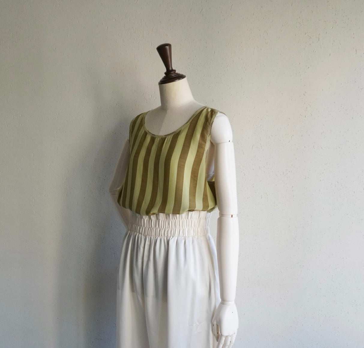 90s EURO Silk Striped Top