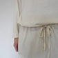 90s Ivory Design Top