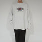 00s Embroidery Long Sleeves T-shirt Made in USA
