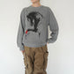90s Printed Sweater Made in USA