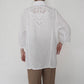 90s Linen Lace Shirt Made in Italy