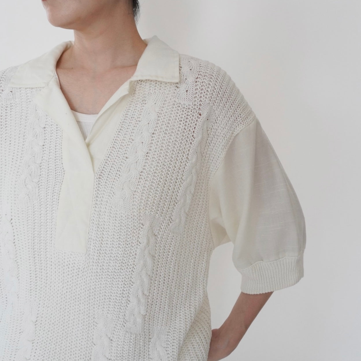 80s Knit Design Top