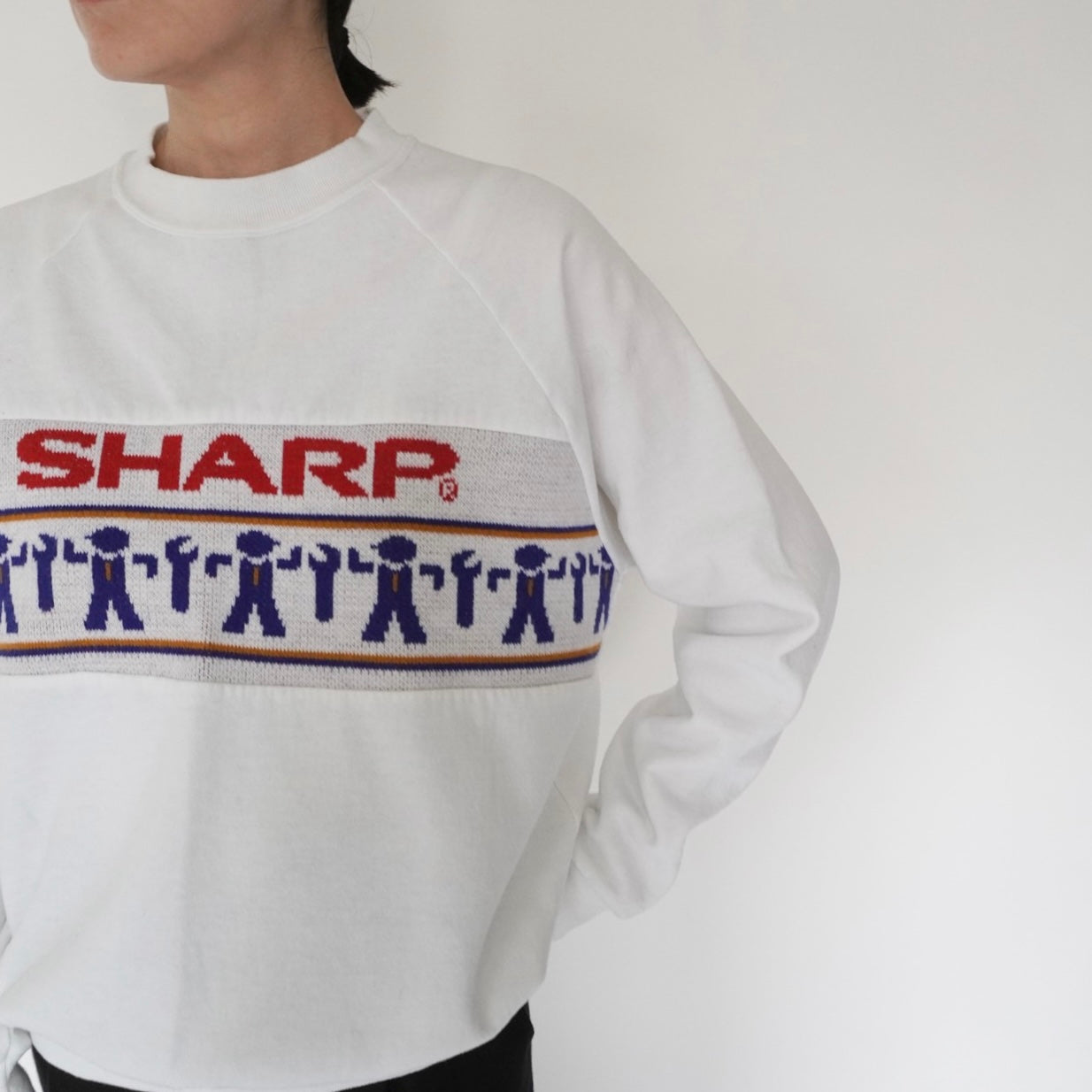 80s "SHARP" Sweater Made in USA