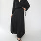 90s EURO Design Black Dress