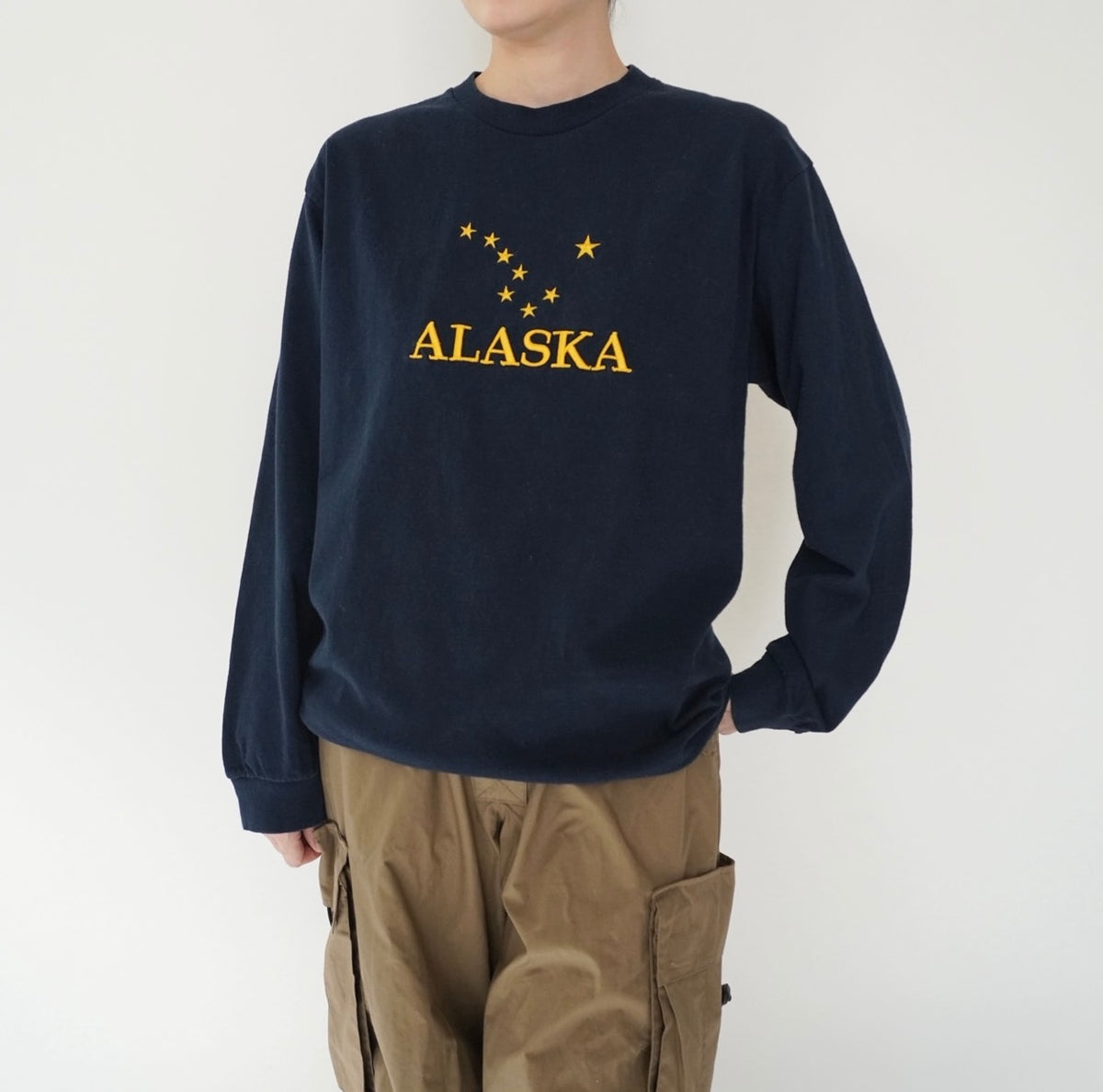 00s Embroidery Long Sleeves T-shirt