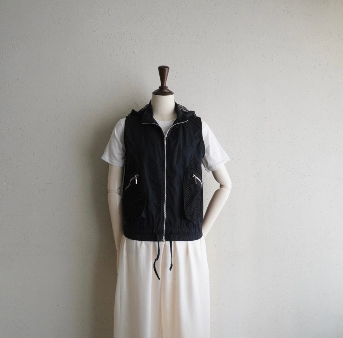 90s Mesh Design Cotton Vest