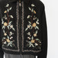 90s Embroidery Wool Jacket