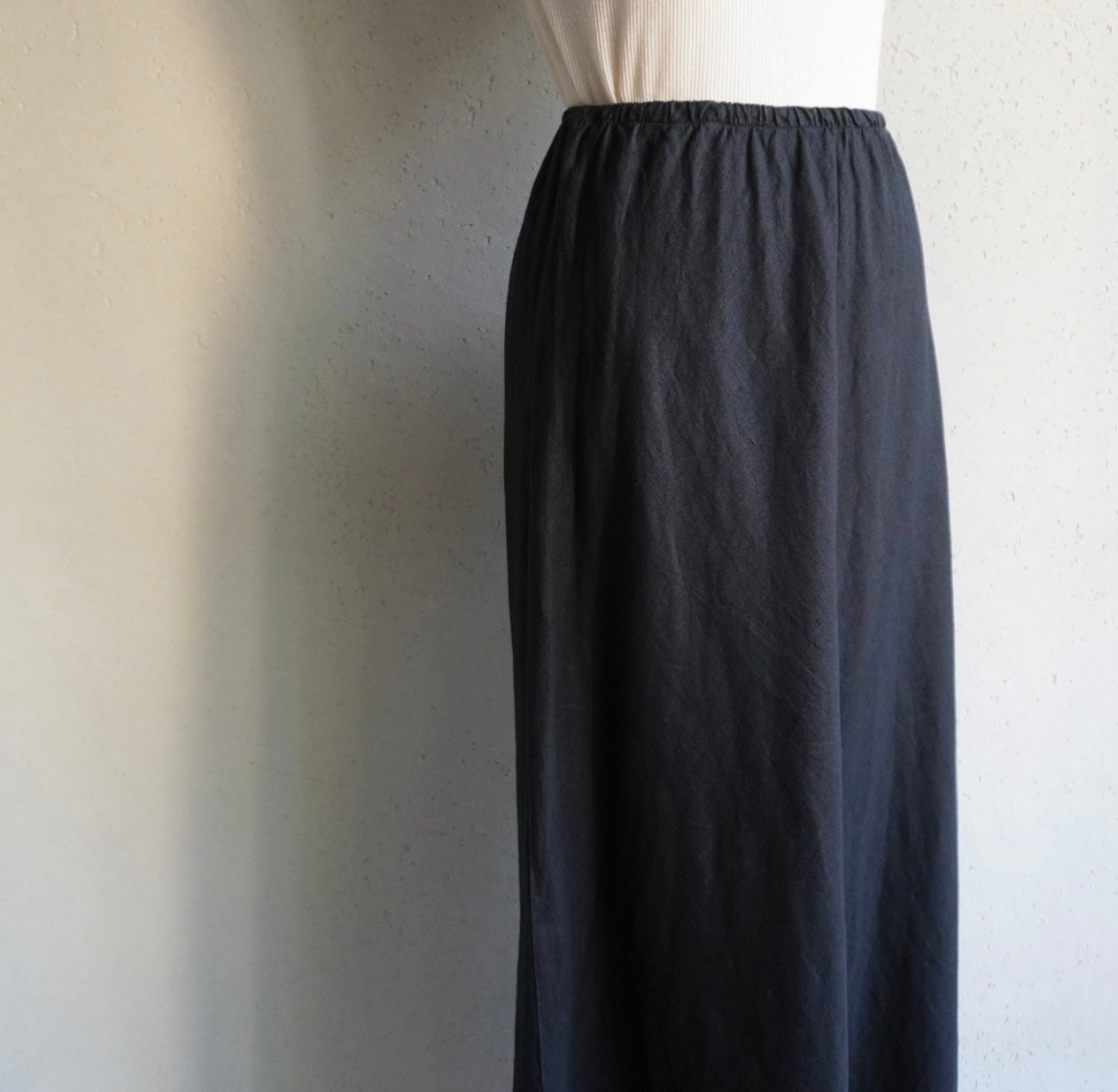 90s Linen Maxi Skirt Made in USA