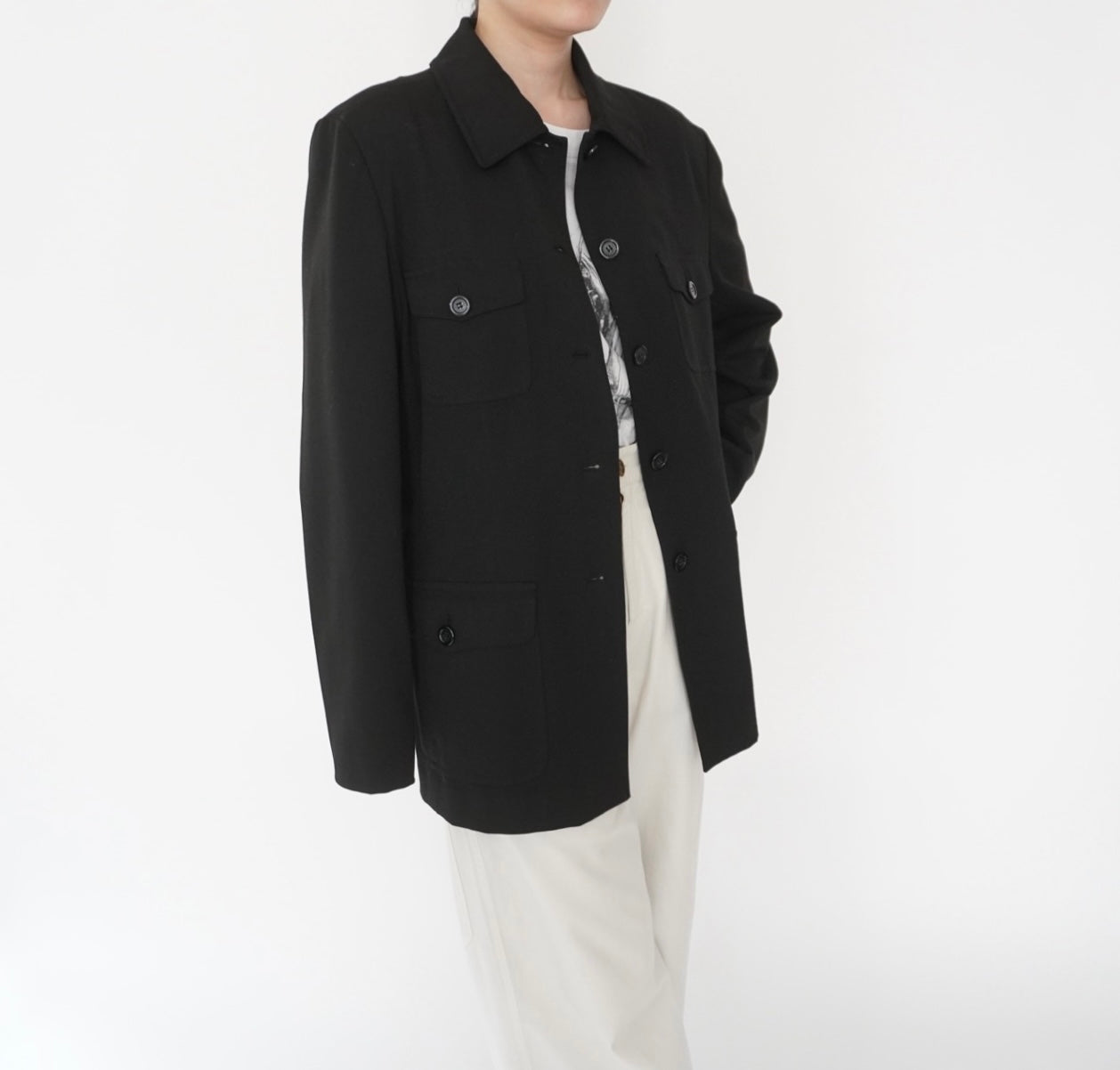 90s Black Jacket