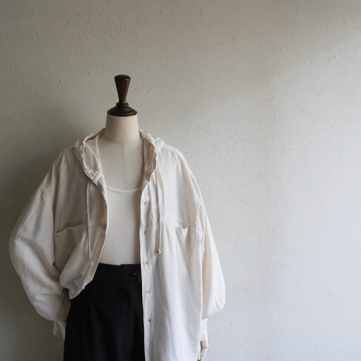 90s Hooded Shirt Made in Italy