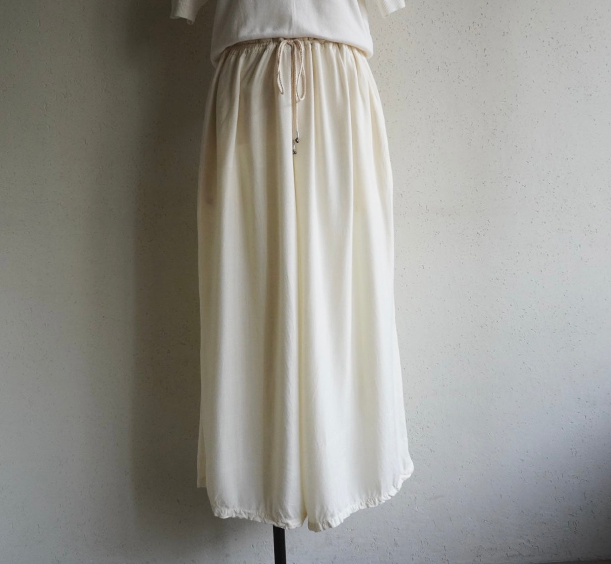 80s Rayon Wide Pants