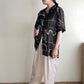 90s EURO Printed Sheer Shirt