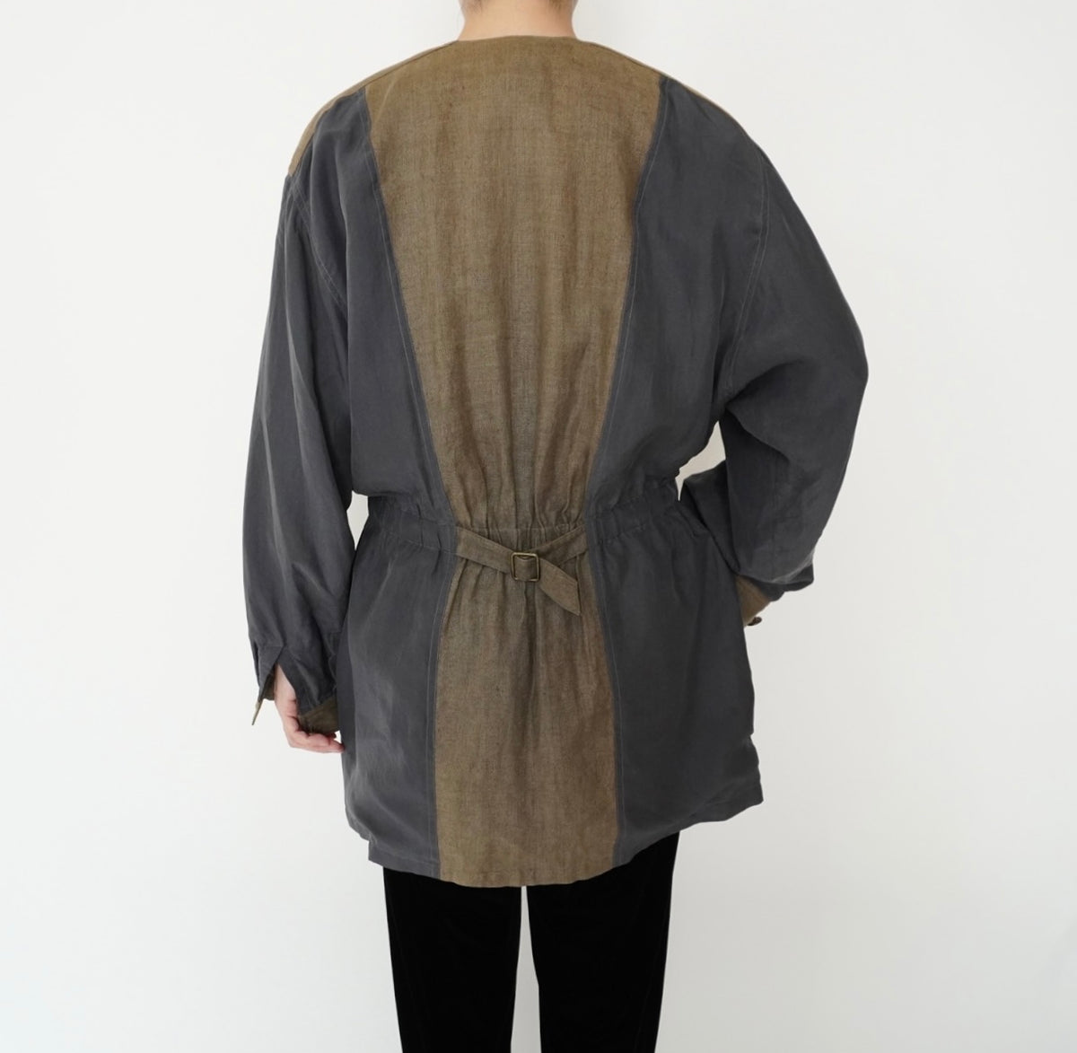 90s EURO Silk Linen Jacket