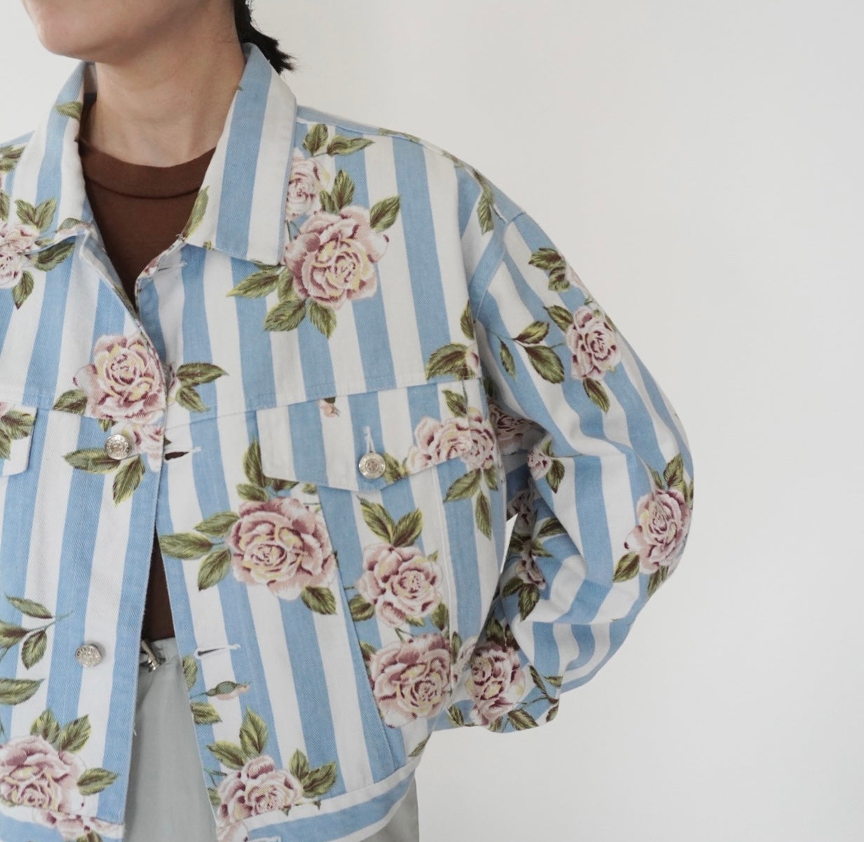 90s Flower Pattern Jacket
