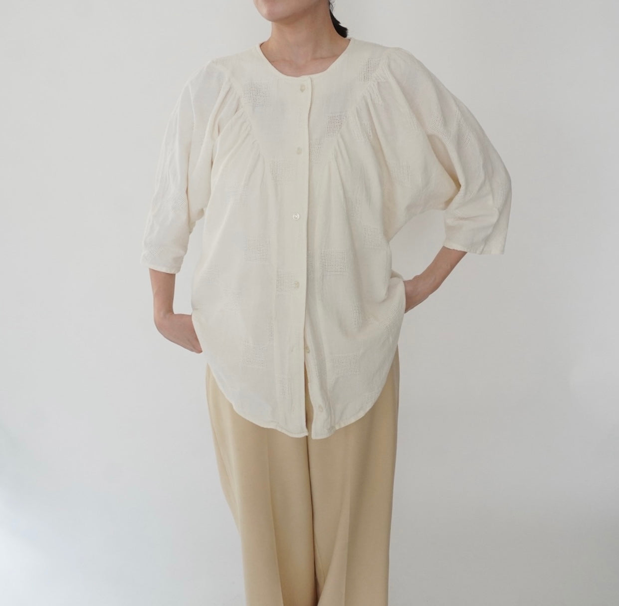 90s Cotton Blouse