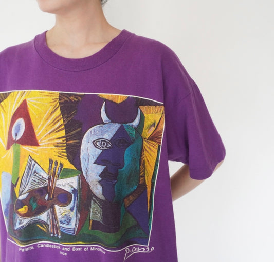 90s "Pablo Picasso” Printed T-shirt Made in USA