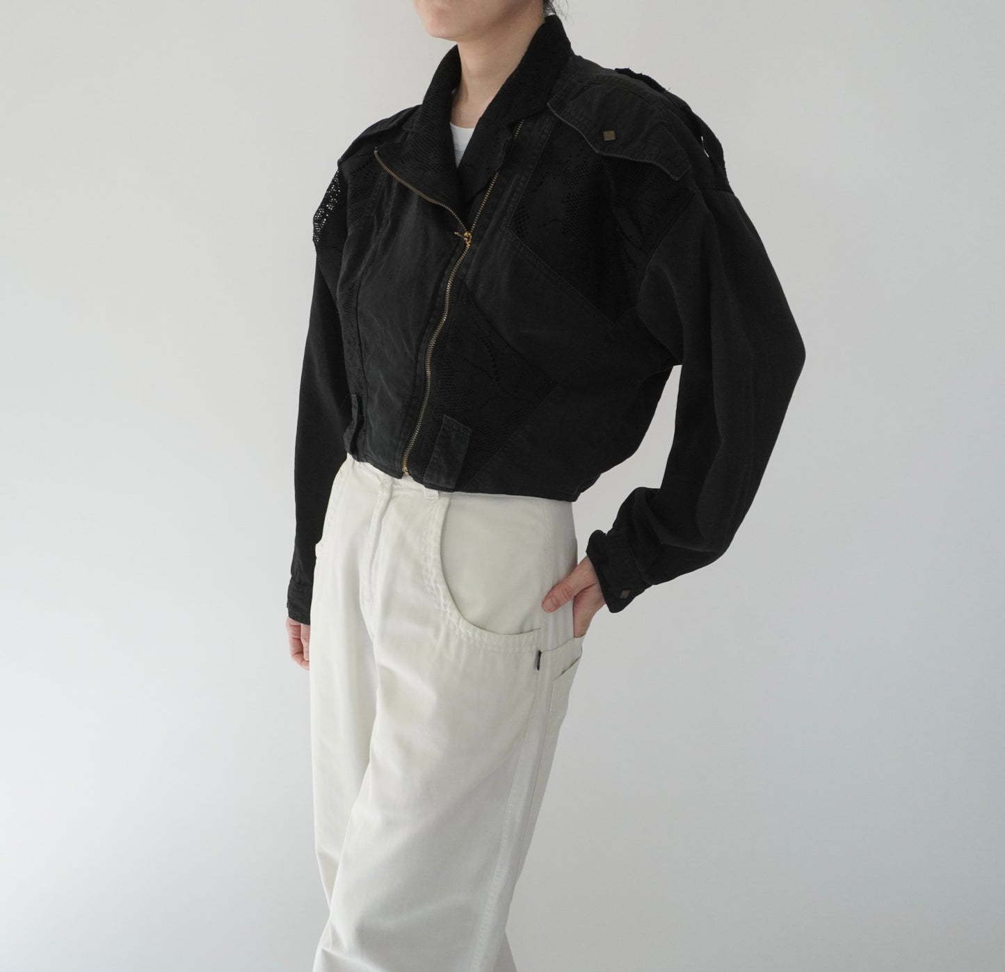 80s Lace Design Jacket