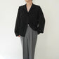 90s Pleated Design Blouse