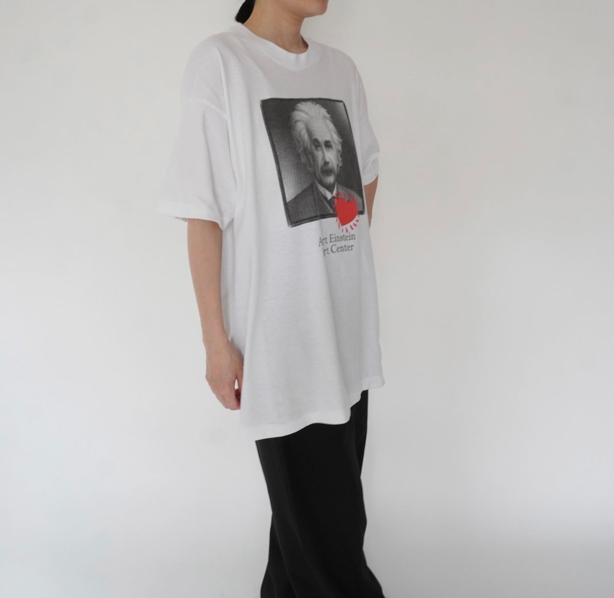 90s "EINSTEIN" Photo  Printed T-shirt