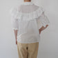 80s Ruffle Blouse